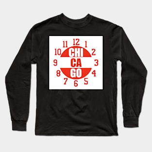 CHICAGO WALL CLOCK Long Sleeve T-Shirt